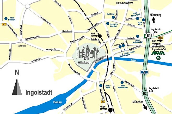Lageplan der MVA Ingolstadt