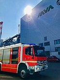 Feuerwehrübung in der Müllverwertungsanlage Ingolstadt - Realitätsnahe Probeeinsätze für die Einsatzkräfte
