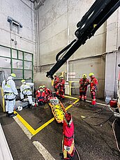 Bunkerrettungsübung in der MVA Ingolstadt gemeinsam mit der Höhenrettung der Berufsfeuerwehr Ingolstadt 1