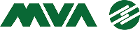 Grünes Logo mit den Buchstaben "MVA" und einem stilisierten Kreis mit Linien auf weißem Hintergrund.