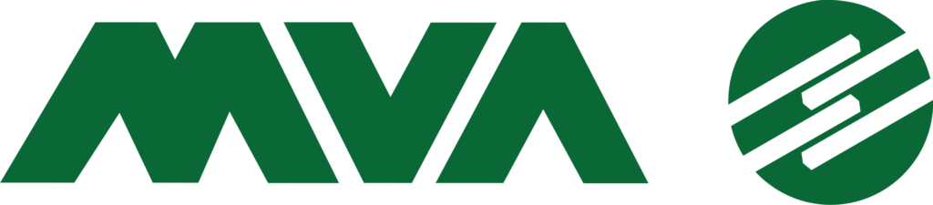 Grünes, stilisiertes Logo mit zwei schrägen Linien auf weißem Hintergrund.