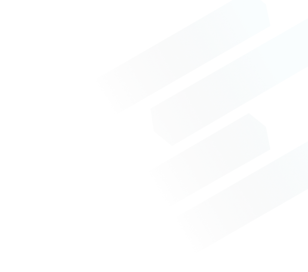 Vier silberne, diagonale Balken auf schwarzem Hintergrund, die nach rechts unten verlaufen.